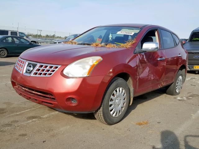 JN8AS5MT3AW021928 - 2010 NISSAN ROGUE S RED photo 2