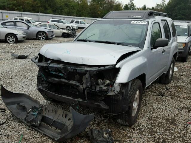 5N1AN08U27C514160 - 2007 NISSAN XTERRA 4.0 SILVER photo 2