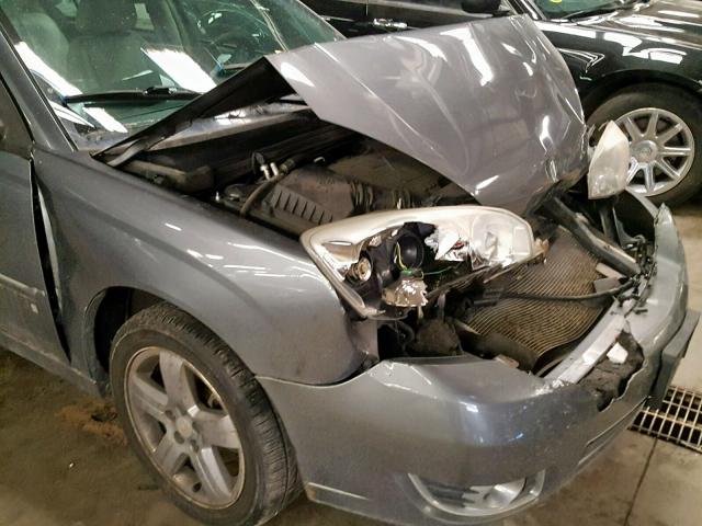 1G1ZU53806F161800 - 2006 CHEVROLET MALIBU LTZ GRAY photo 9