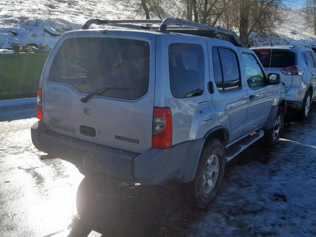 5N1ED28Y4YC597238 - 2000 NISSAN XTERRA XE SILVER photo 4