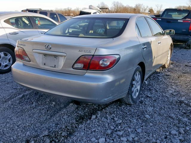 JTHBF30G120065530 - 2002 LEXUS ES 300 SILVER photo 4