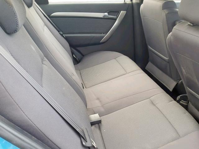 KL1TD56617B143152 - 2007 CHEVROLET AVEO BASE Көк фото 6