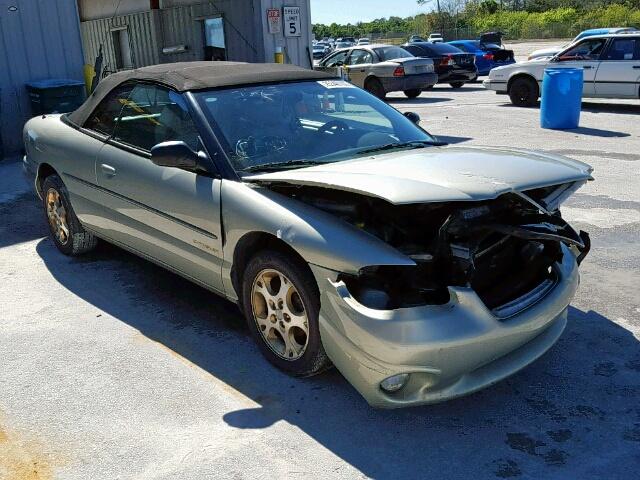 3C3EL55H8XT598607 - 1999 CHRYSLER SEBRING JX BEIGE photo 1