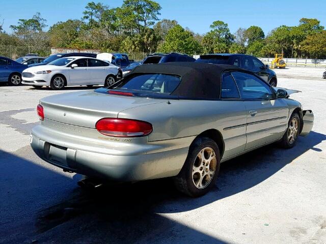 3C3EL55H8XT598607 - 1999 CHRYSLER SEBRING JX BEIGE photo 4