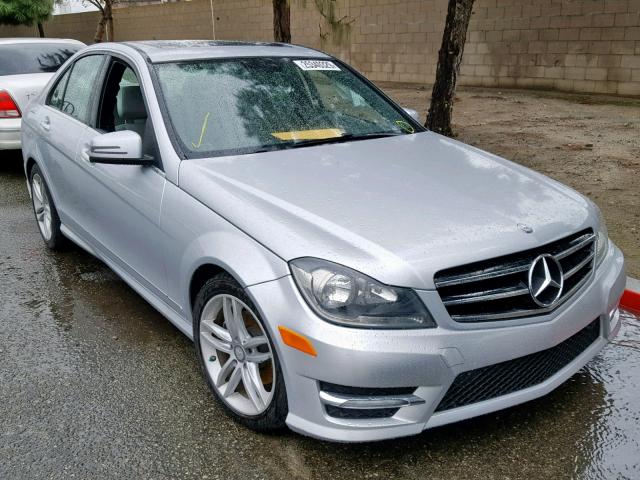 WDDGF4HB5EA966247 - 2014 MERCEDES-BENZ C 250 SILVER photo 1