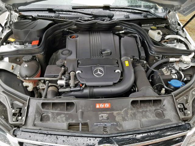 WDDGF4HB5EA966247 - 2014 MERCEDES-BENZ C 250 SILVER photo 7