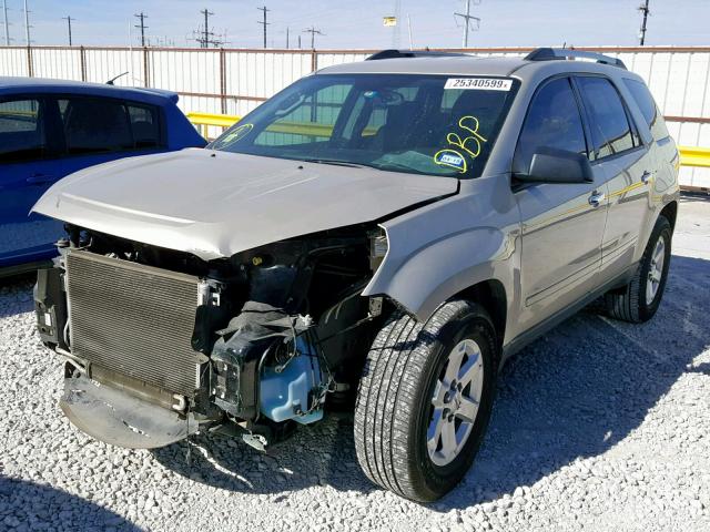 1GKKRPKD3FJ275490 - 2015 GMC ACADIA SLE TAN photo 2