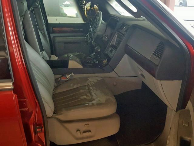 5LMFU27566LJ13575 - 2006 LINCOLN NAVIGATOR 红色 照片 5