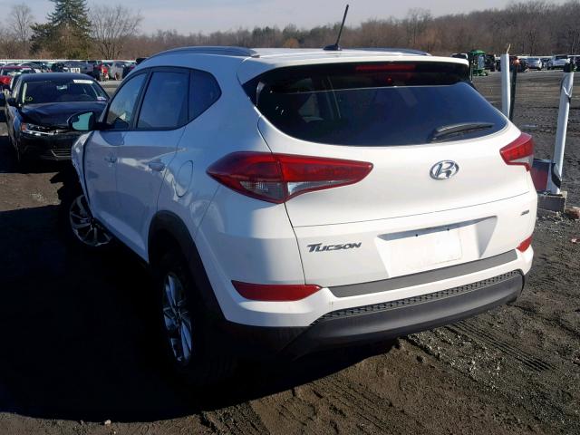 KM8J3CA41HU589798 - 2017 HYUNDAI TUCSON LIM WHITE photo 3