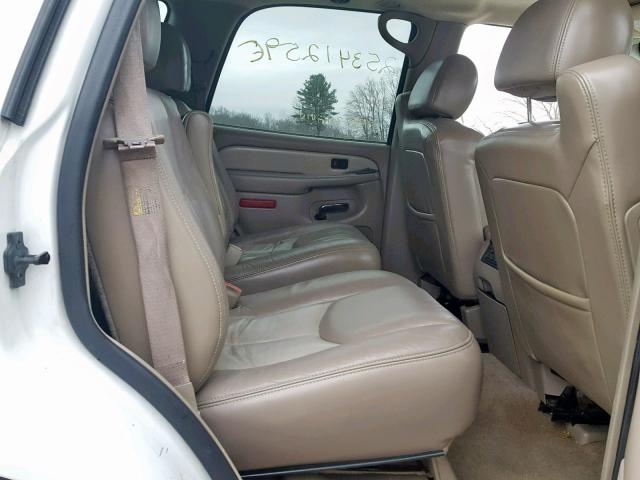 1GKEK63U74J115734 - 2004 GMC YUKON DENA WHITE photo 6