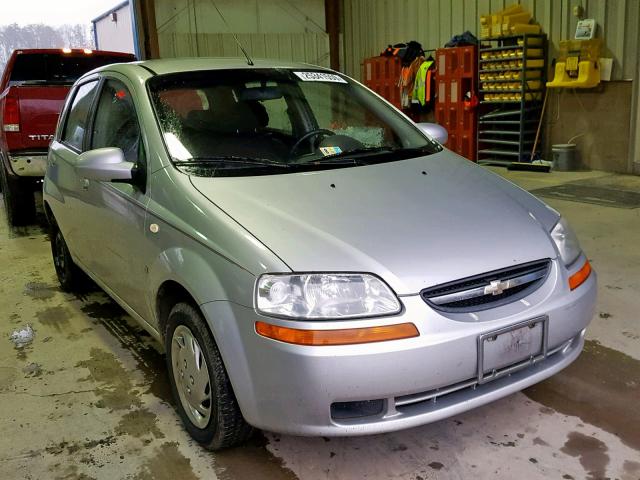 KL1TD66688B089176 - 2008 CHEVROLET AVEO BASE Күміс фото 1