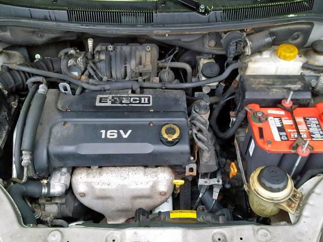 KL1TD66688B089176 - 2008 CHEVROLET AVEO BASE Күміс фото 7