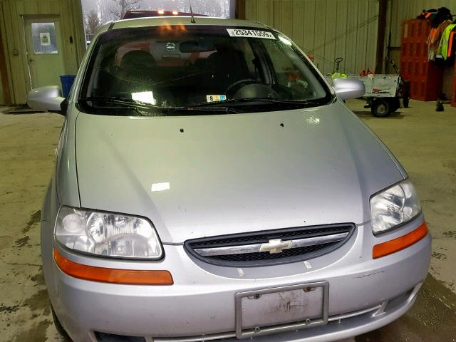 KL1TD66688B089176 - 2008 CHEVROLET AVEO BASE Күміс фото 9