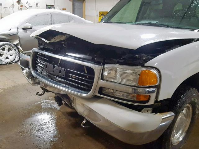 1GKEK13Z93J229179 - 2003 GMC YUKON WHITE photo 10