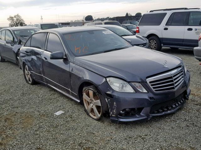 WDDHF5GB2AA175597 - 2010 MERCEDES-BENZ E 350 GRAY photo 1