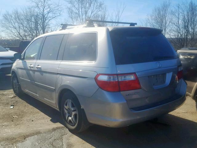 5FNRL384X7B431805 - 2007 HONDA ODYSSEY EX TAN photo 3