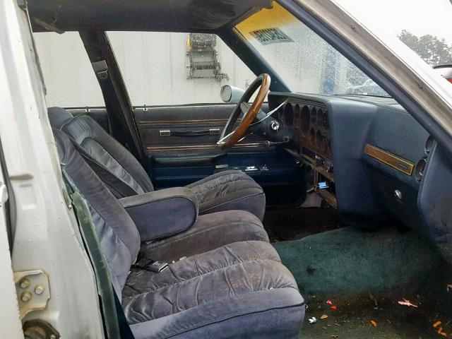 1G2AN6949CP645602 - 1982 PONTIAC BONNEVILLE GRAY photo 5