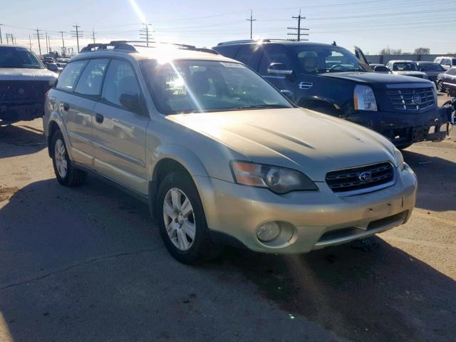 4S4BP61C557328296 - 2005 SUBARU LEGACY OUT GOLD photo 1