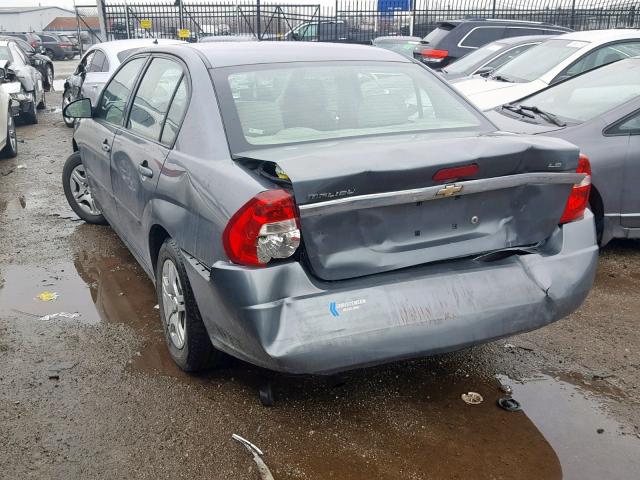 1G1ZS51F46F266699 - 2006 CHEVROLET MALIBU LS GRAY photo 3