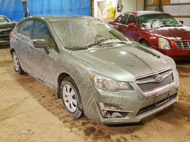 JF1GPAA6XFH322583 - 2015 SUBARU IMPREZA BA GREEN photo 1