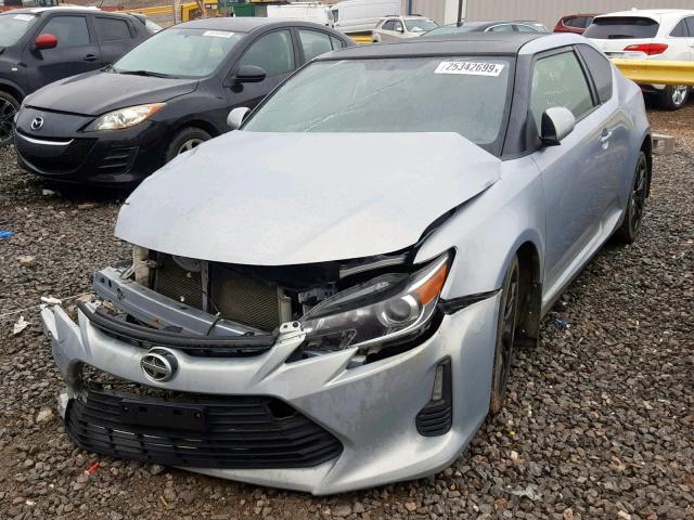 JTKJF5C74E3070317 - 2014 TOYOTA SCION TC GRAY photo 2
