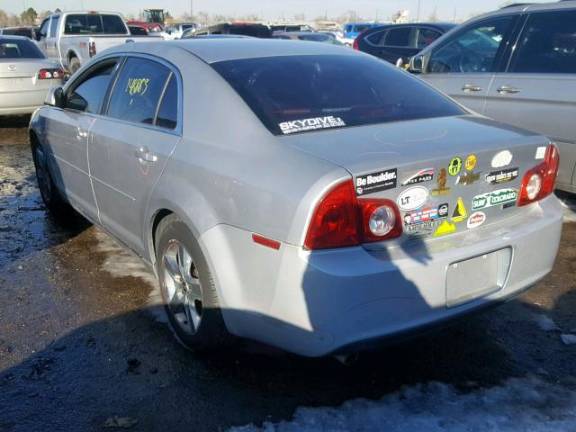1G1ZC5E01AF200221 - 2010 CHEVROLET MALIBU 1LT SILVER photo 3
