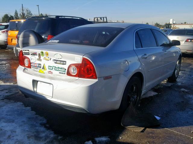 1G1ZC5E01AF200221 - 2010 CHEVROLET MALIBU 1LT SILVER photo 4
