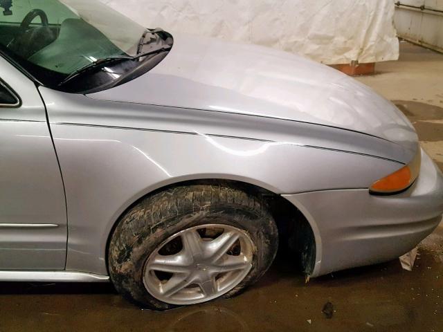 1G3NL52F04C134457 - 2004 OLDSMOBILE ALERO GL SILVER photo 9