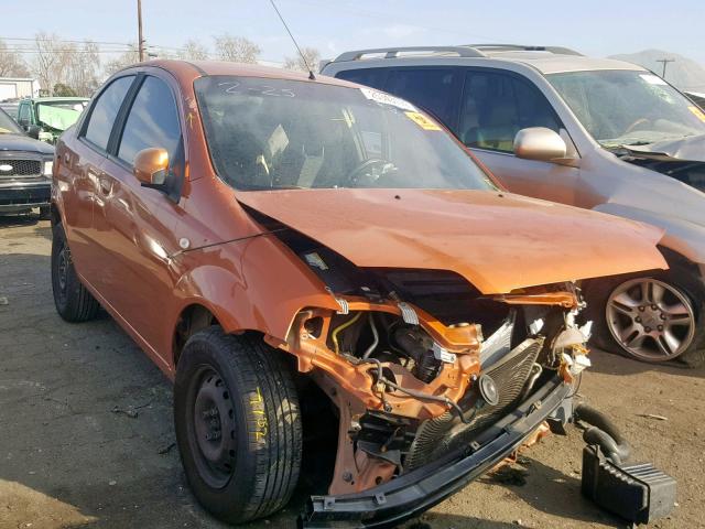 KL1TD56686B628984 - 2006 CHEVROLET AVEO BASE Narıncı foto 1