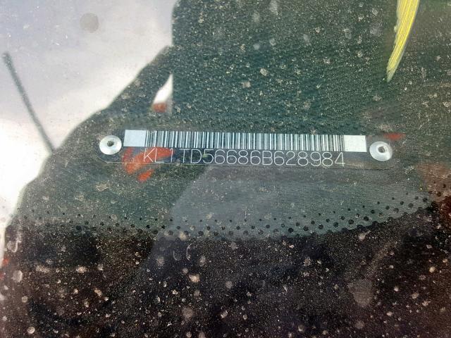 KL1TD56686B628984 - 2006 CHEVROLET AVEO BASE Narıncı foto 10