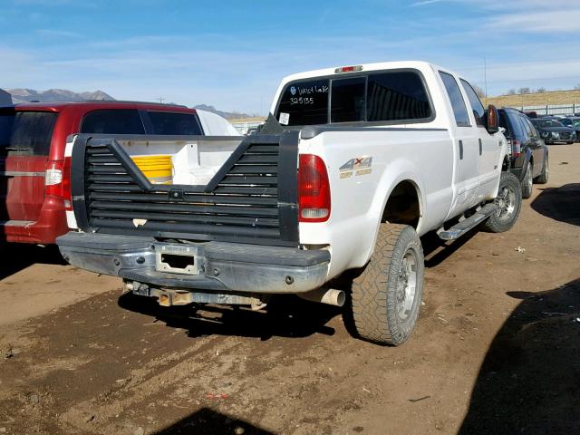 1FTWW31P36ED94093 - 2006 FORD F350 SRW S WHITE photo 4