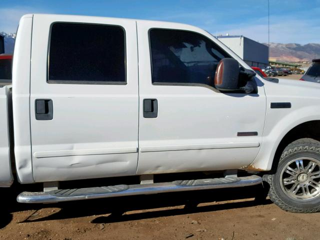 1FTWW31P36ED94093 - 2006 FORD F350 SRW S WHITE photo 9