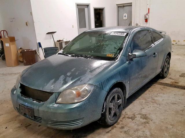 1G2AS18H497189999 - 2009 PONTIAC G5 TEAL photo 2