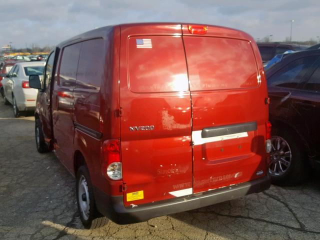 3N6CM0KN3HK712076 - 2017 NISSAN NV200 2.5S RED photo 3