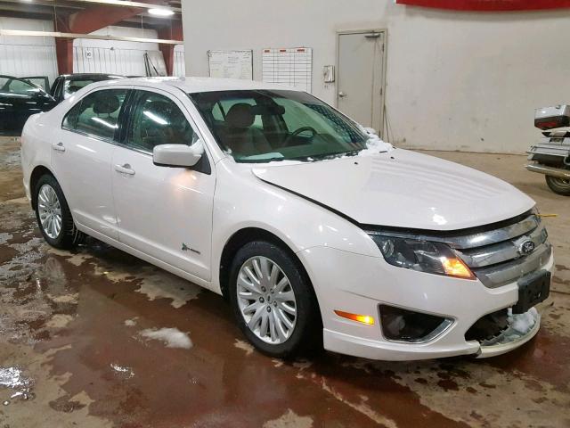 3FADP0L33BR124050 - 2011 FORD FUSION HYB WHITE photo 1