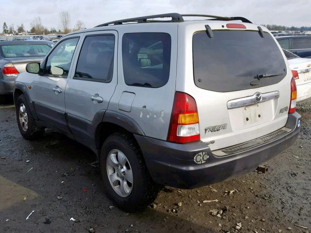 4F2CZ961X3KM38864 - 2003 MAZDA TRIBUTE ES ვერცხლისფერი ფოტო 3
