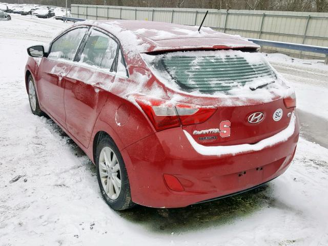 KMHD35LHXEU233113 - 2014 HYUNDAI ELANTRA GT RED photo 3