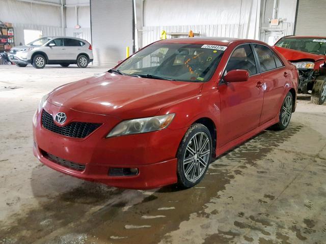 4T1BK46K57U042584 - 2007 TOYOTA CAMRY NEW RED photo 2