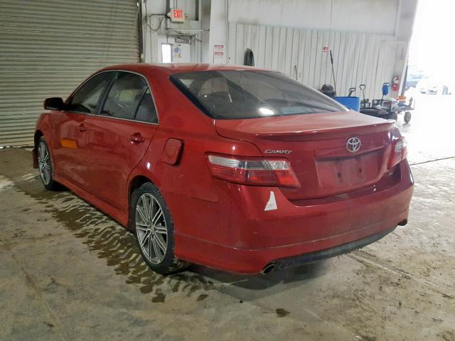 4T1BK46K57U042584 - 2007 TOYOTA CAMRY NEW RED photo 3