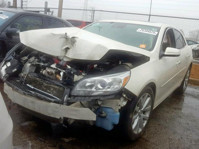 1G11G5SX2DF337238 - 2013 CHEVROLET MALIBU 3LT 白色 照片 2