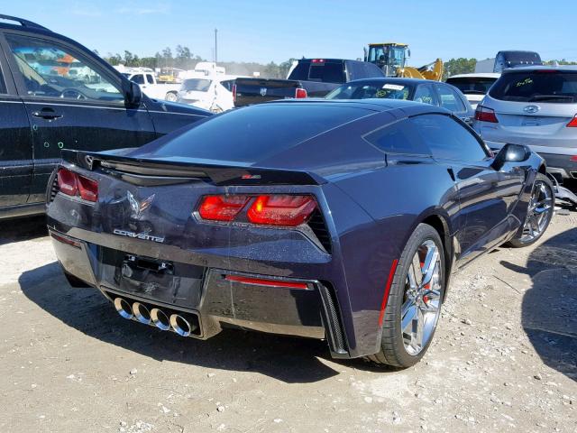 1G1YM2D78E5124000 - 2014 CHEVROLET CORVETTE S GRAY photo 4