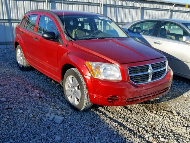 1B3HB48B07D544027 - 2007 DODGE CALIBER SX RED photo 1