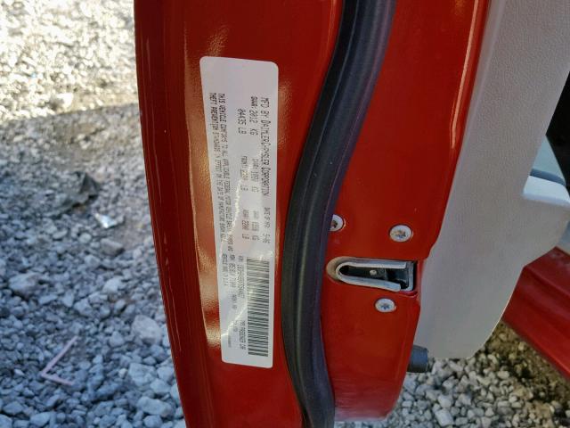 1B3HB48B07D544027 - 2007 DODGE CALIBER SX RED photo 10