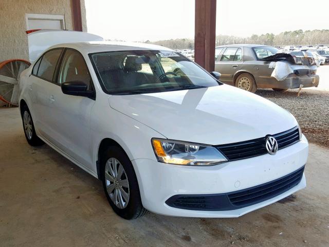 3VW2K7AJ3DM431189 - 2013 VOLKSWAGEN JETTA BASE WHITE photo 1