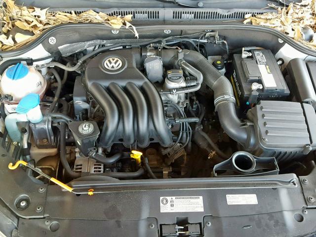 3VW2K7AJ3DM431189 - 2013 VOLKSWAGEN JETTA BASE WHITE photo 7