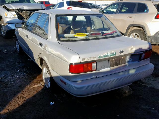 1N4EB31F6PC817783 - 1993 NISSAN SENTRA E GRAY photo 3