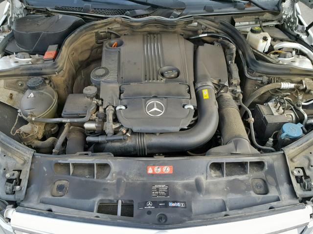 WDDGF4HB1CR233305 - 2012 MERCEDES-BENZ C 250 SILVER photo 7