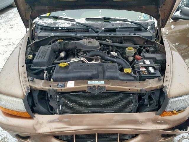 1B4HS28Z2YF164920 - 2000 DODGE DURANGO BROWN photo 7