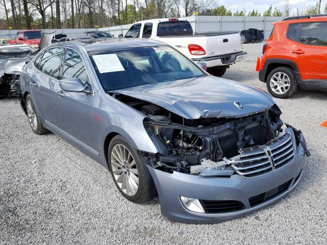 KMHGH4JH9FU093908 - 2015 HYUNDAI EQUUS SIGN GRAY photo 1