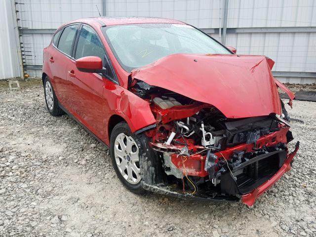 1FAHP3K25CL310989 - 2012 FORD FOCUS SE RED photo 1